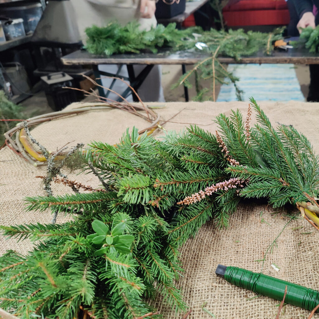 Spruce garland